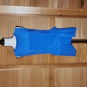 Chaus top...blue size Large